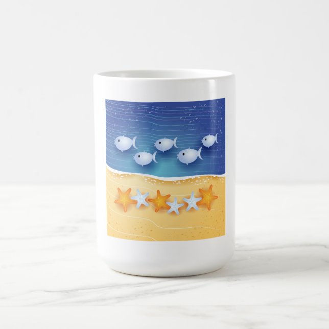 Fond de plage, mug (Centre)
