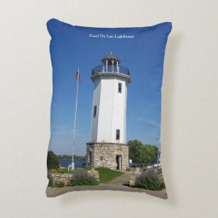 Fond Du Lac Lighthouse accent pillow