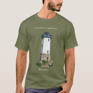 Fond Du Lac Lighthouse shirt white lettering