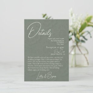 FONDNESS Wedding Details Save The Date