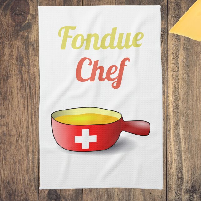 Fondue Chef Kitchen Towel (Creator Uploaded)