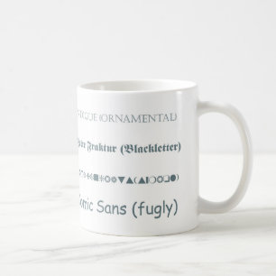 Font Classes Mug