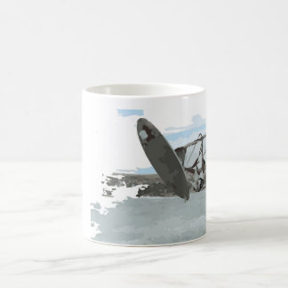 Font de la planche à voile la tasse
