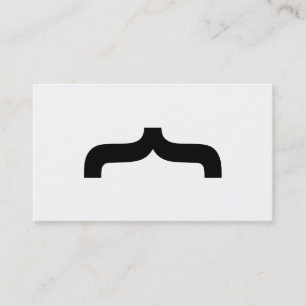 Font Moustache Business Card