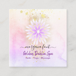 *~   Font test morgana font Square Business Card