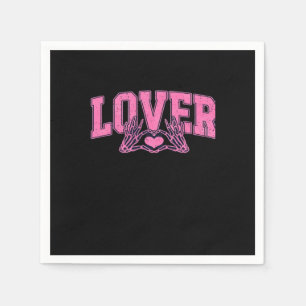 Font With Skeleton Hands Classic Design Napkin