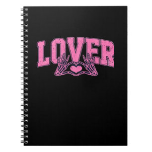 Font With Skeleton Hands Classic Notebook