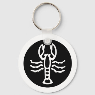 Font Zodiac: CANCER + your Colours & Ideas Keychain