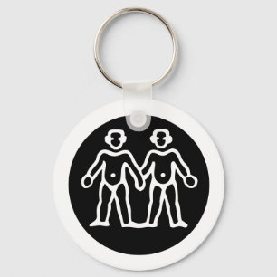 Font Zodiac: GEMINI + your Colours & Ideas Keychain