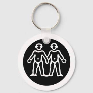 Font Zodiac: GEMINI + your Colours & Ideas Keychain
