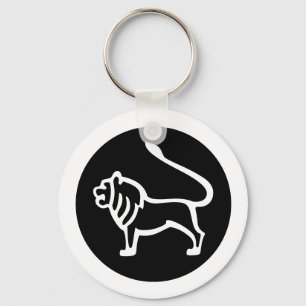 Font Zodiac: LEO + your Colours & Ideas Keychain