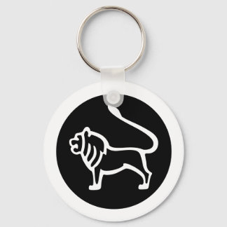 Font Zodiac: LEO + your Colours & Ideas Keychain
