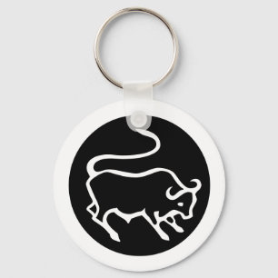 Font Zodiac: TAURUS + your Colours & Ideas Keychain