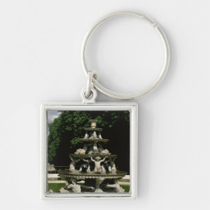 Fontaine de la Pyramide Keychain