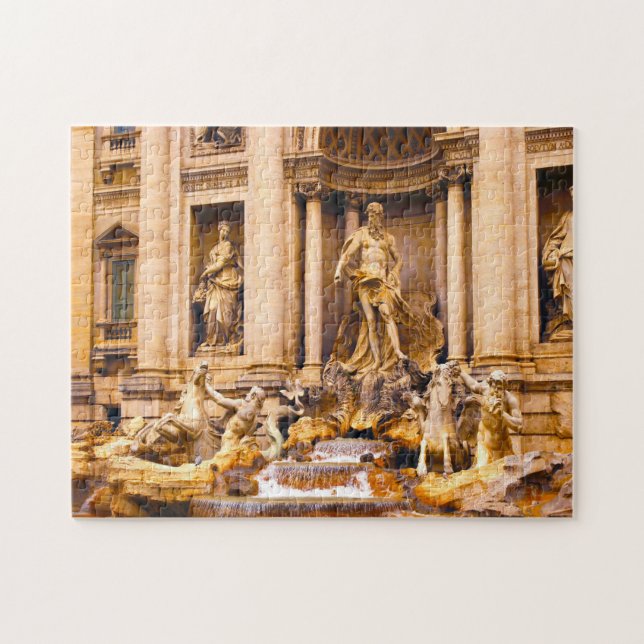 Fontaine de Trevi Rome. Jigsaw Puzzle (Horizontal)