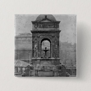 Fontaine des Innocents, 1547 2 Inch Square Button