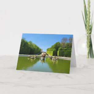 Fontaine Dragon de Versailles Carte de voeux photo