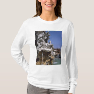 Fontana dei Quattro Fiumi, Piazza Navona, Rome, T-Shirt
