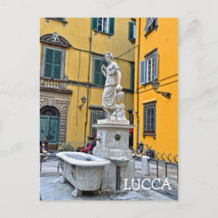 Fontana della Pupporona, Lucca, Italy Postcard