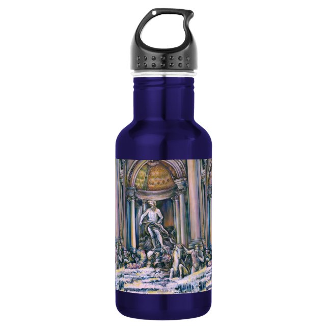 Fontana Di Trevi, Roma 532 Ml Water Bottle (Front)