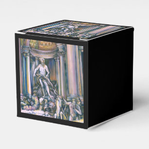 Fontana Di Trevi, Roma, Italy Favor Box