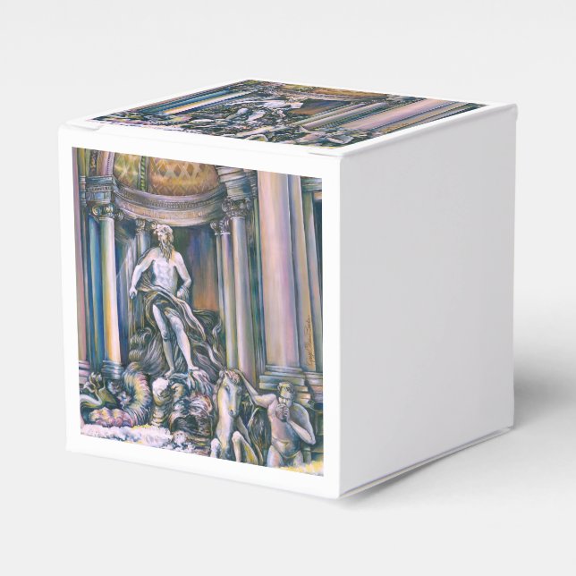 Fontana Di Trevi, Roma, Italy Favor Box (Front Side)