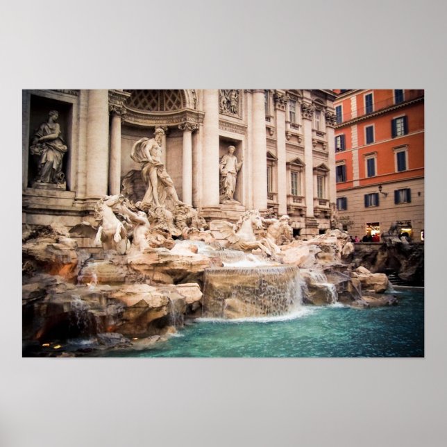 Fontana di Trevi Rome poster (Front)