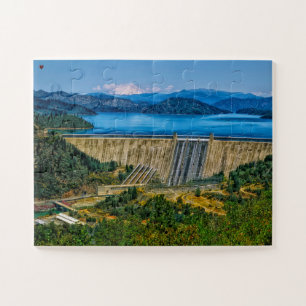 Fontana Falls North Carolina Jigsaw Puzzle