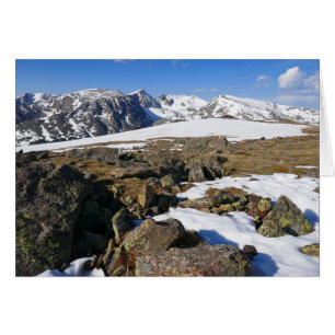 Fonte de neige dans les montagnes Rocheuses