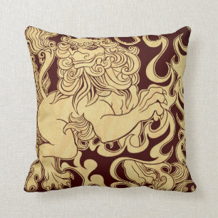 Foo Dog Throw Pillow