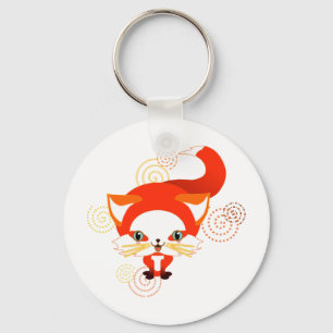 Foo the fox keychain