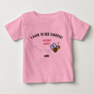 Food Allergy Alert Bumble Bee Shirt