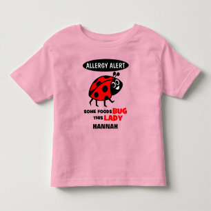 Food Allergy Alert Ladybug Shirt