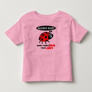 Food Allergy Alert Ladybug Shirt