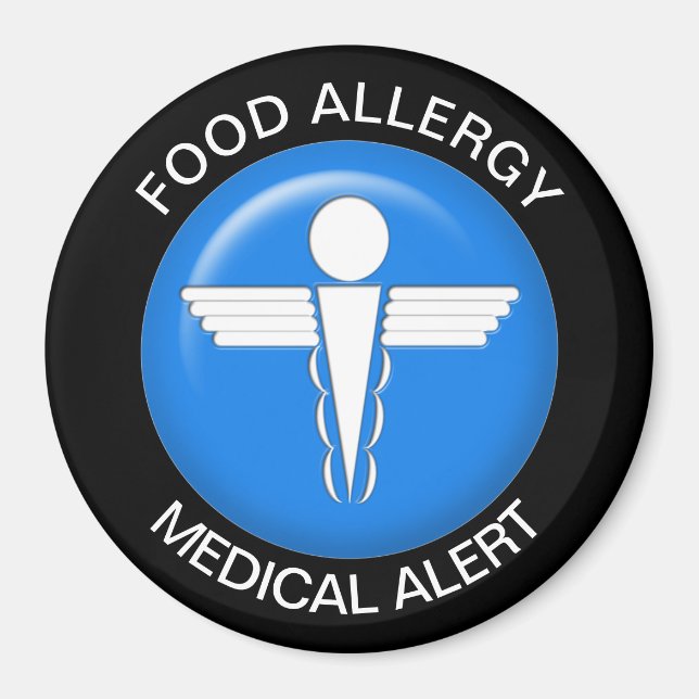 Food Allergy Alert Magnet (Front)