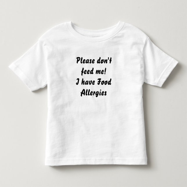 Food Allergy TShirt (Front)