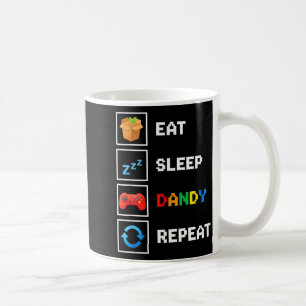 Food &amp; Drink Eat Sleep Dandy Repeat Xel Foodie Coffee Mug