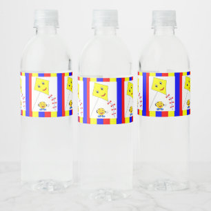 Food and Beverage Label Kite Yellow