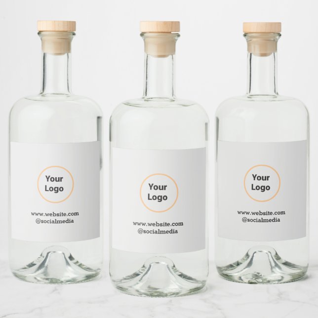 Food and Beverage Label Set (Bottles)