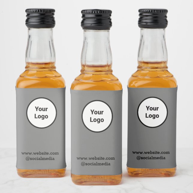Food and Beverage Label Set (Bottles)