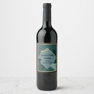 Food and Beverage Label Set Customize Wedding Wine
