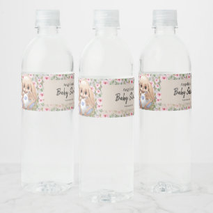 Food and Beverage Label Set For baby shower.