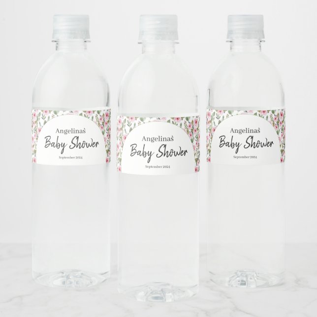 Food and Beverage Label Set For baby shower. (Bottles)