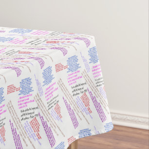 Food and Fulfilment Tablecloth