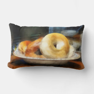 Food - Bagels for Sale Lumbar Pillow