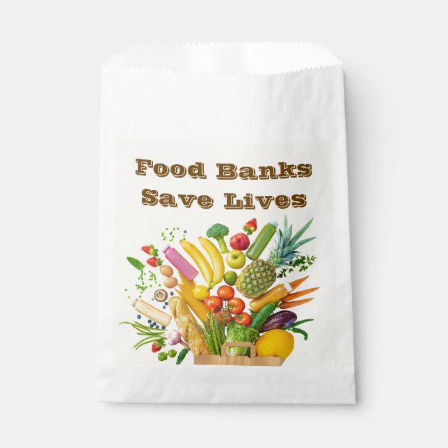 Food Banks Save Lives Favour Bag (Front)