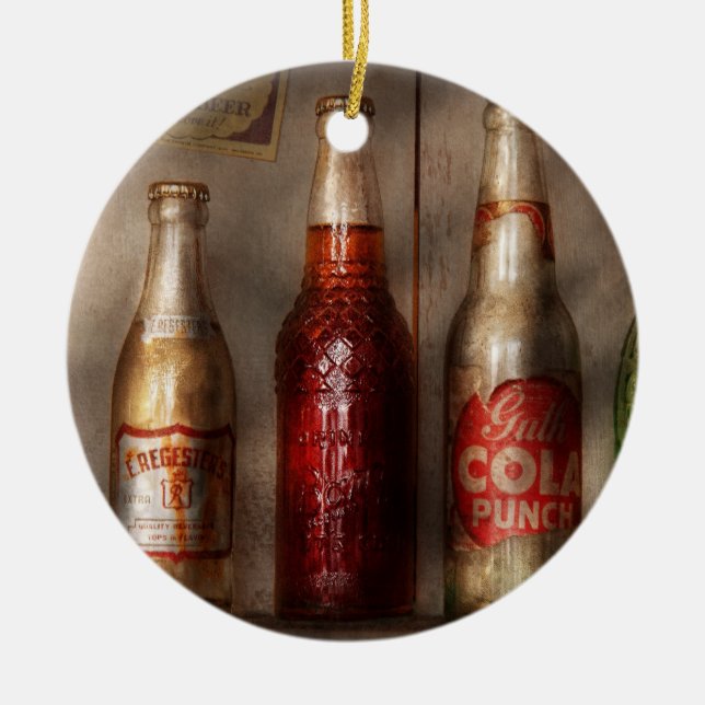 Food - Beverage - Favourite soda Ceramic Ornament (Front)
