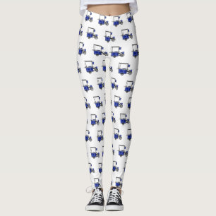 Food cart cartoon illustration leggings
