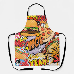 Food Cartoon Apron