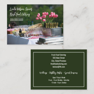 Food Catering Special Events and Parties Business Card